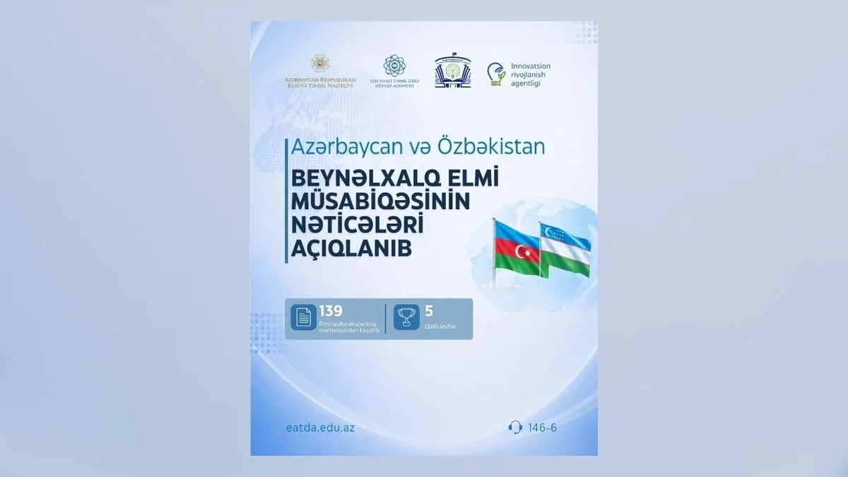 Beynəlxalq elm müsabiqəsinin nəticələri açıqlanıb