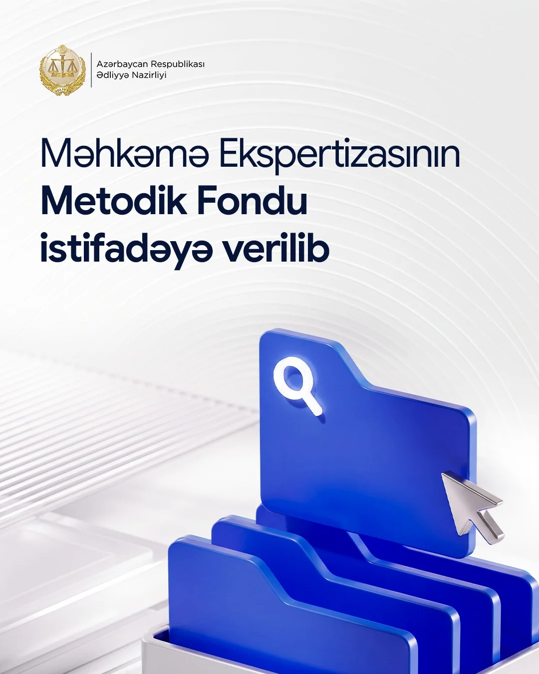 Məhkəmə Ekspertizasının Metodik Fondu istifadəyə verilib