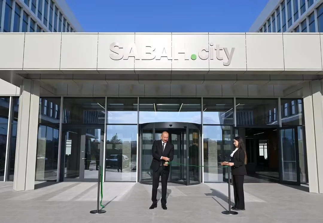 İlham Əliyev “SABAH.city” innovasiya şəhərciyinin birinci mərhələsinin açılışında iştirak edib
