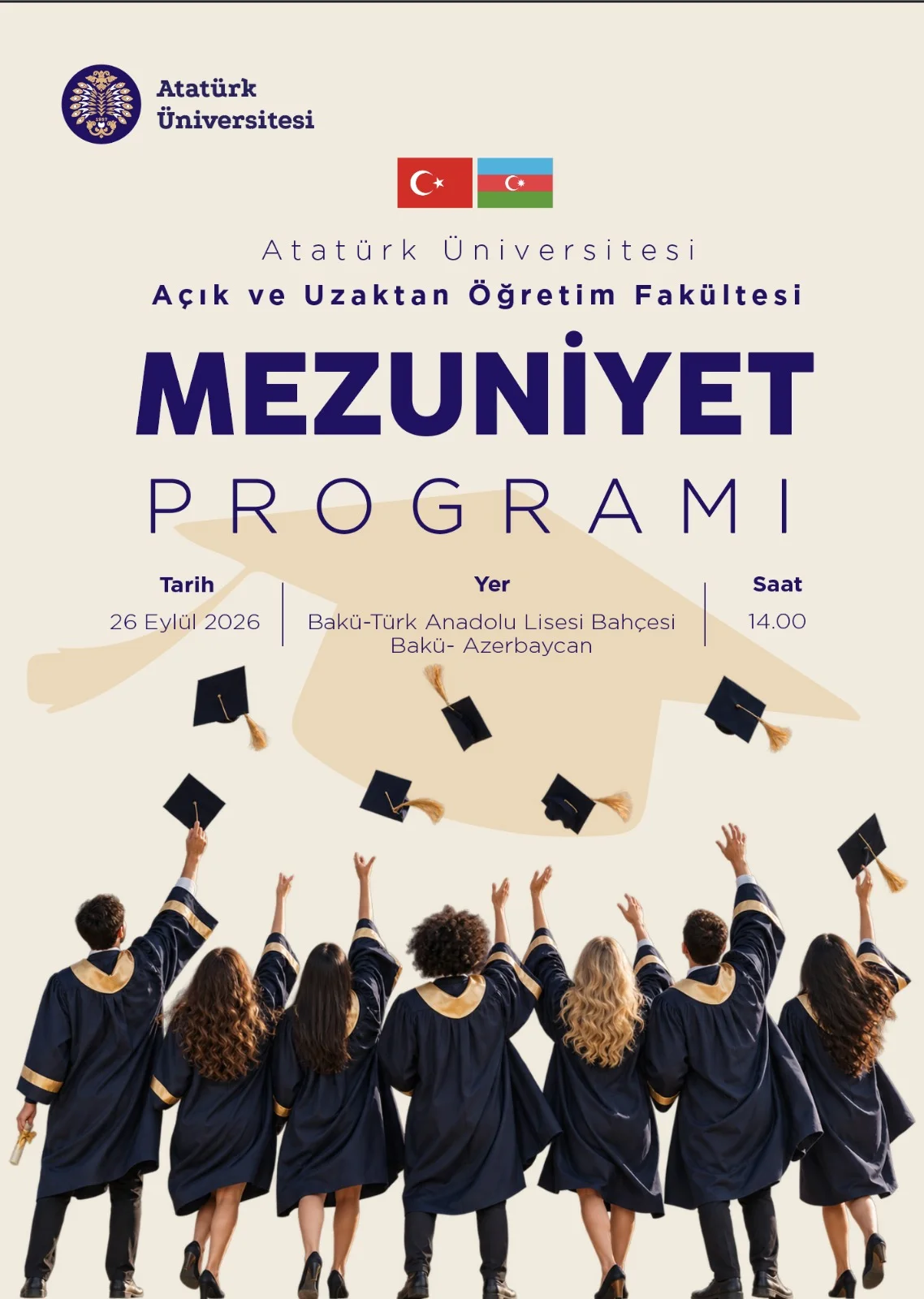 Atatürk Universiteti Bakıda məzunlarını bir araya gətirəcək