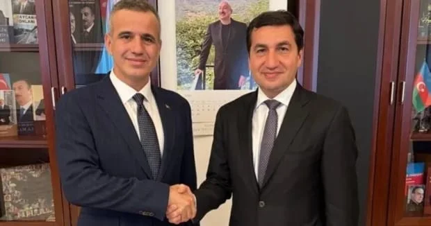 Hikmət Hacıyev Türkiyənin İletişim Başkanlığı nümayəndə heyətini qəbul edib – FOTO