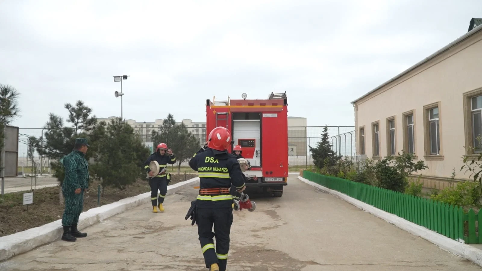 FHN DSX-nin “N” saylı hərbi hissəsində təlim keçirib (VİDEO)-(FOTO)