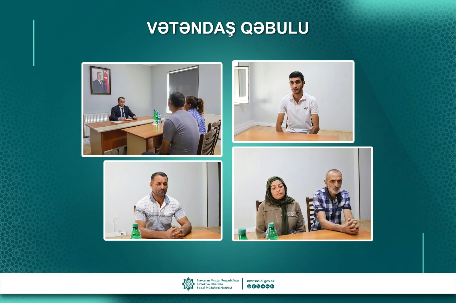 Heydər Quliyev Sədərək rayonunda vətəndaşları qəbul edib