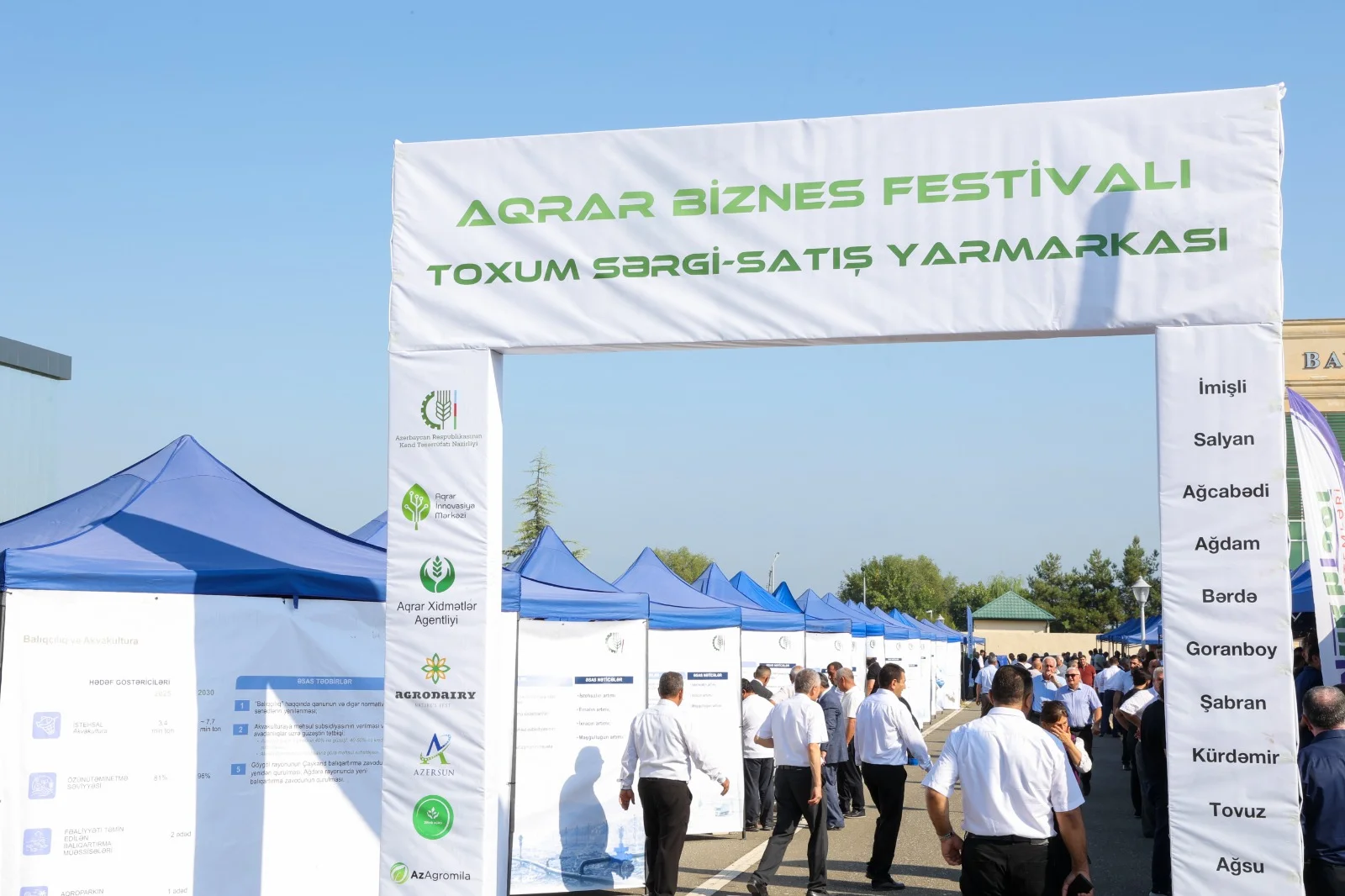 Ağcabədidə Aqrar Biznes Festivalı və mövsümün ilk Toxum Sərgi-Satış Yarmarkası keçirilib