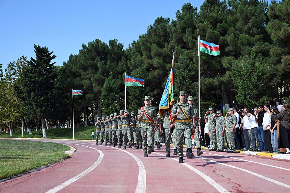 Heydər Əliyev adına Hərbi İnstitutda andiçmə mərasimi keçirilib - (FOTO)
