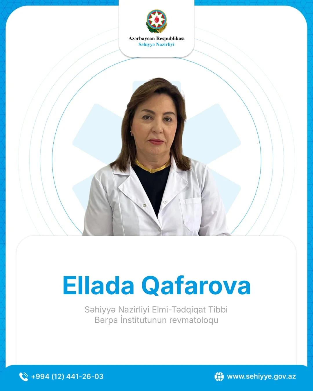 Revmatoid artritlə yaşayanlar nələrə diqqət etməlidir? – Səhiyyə Nazirliyinin revmatoloqdan tövsiyələr