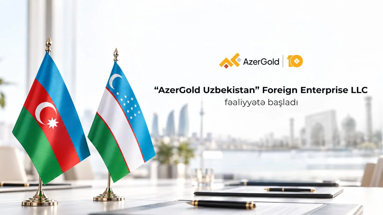“AzerGold” QSC-nin xarici ölkədə ilk törəmə şirkəti – “AzerGold Uzbekistan” təsis edilib