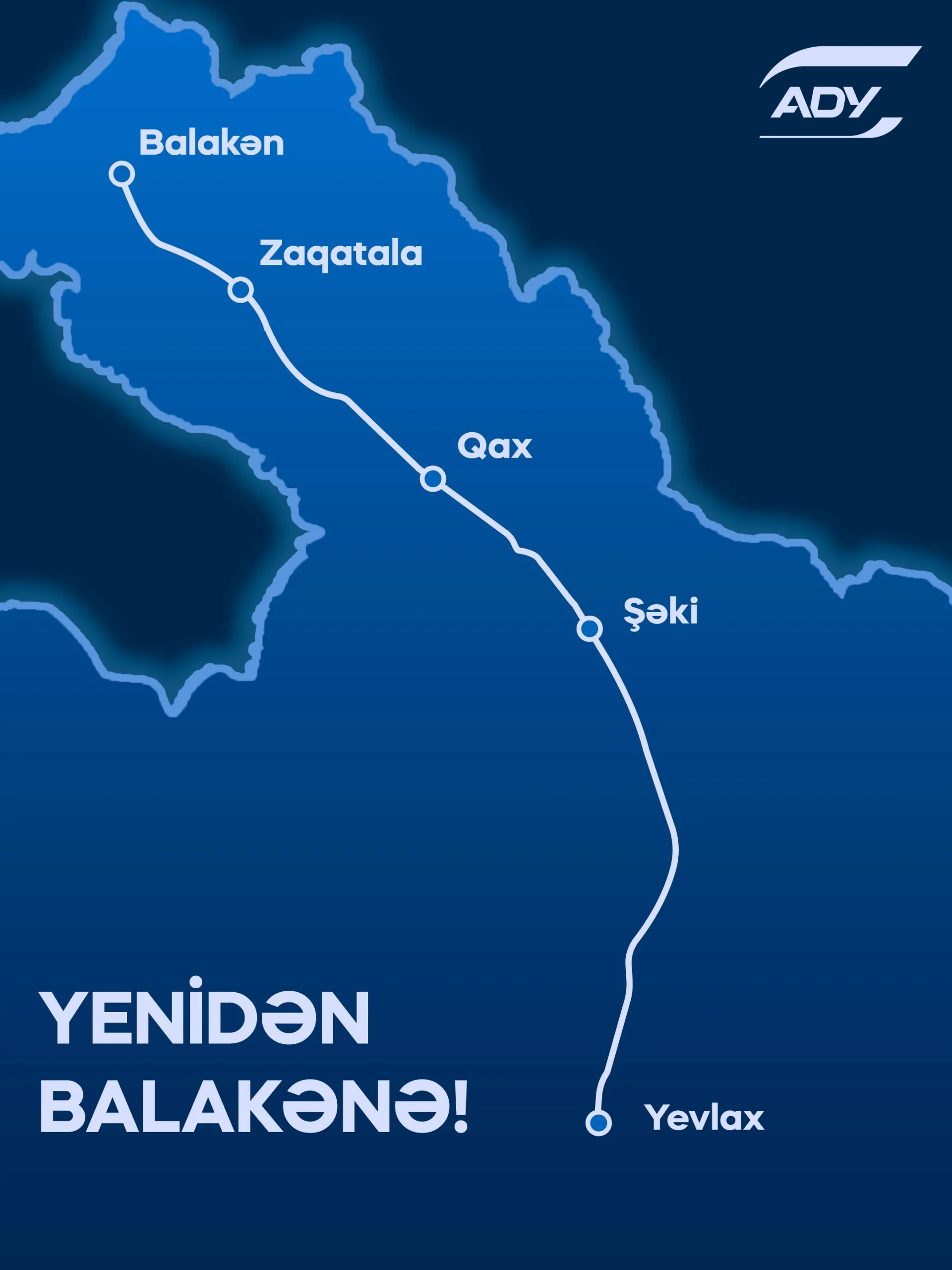 Bakı–Balakən–Bakı qatarının hərəkəti bərpa edilir