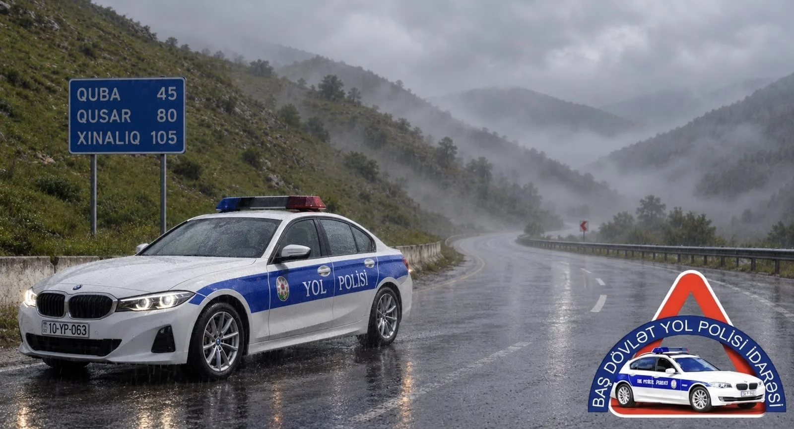 BDYPİ: Həftəsonu yollarda hərəkət intensivliyinin artması və mövcud hava şəraiti ilə bağlı məlumat!