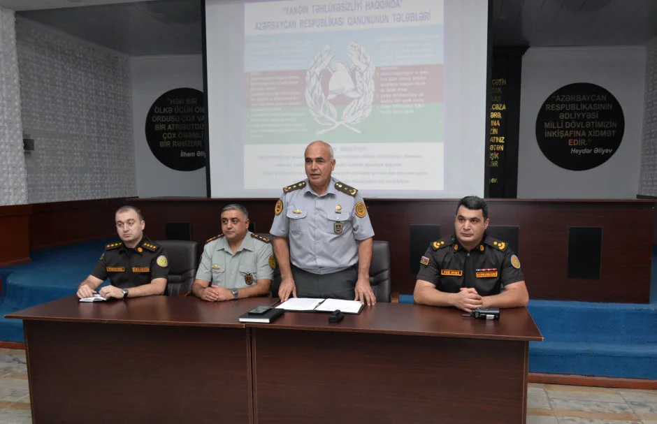 Fövqəladə Hallar Nazirliyi Ədliyyə Nazirliyinin Penitensiar xidmətinin Mühafizə alayında təlim keçirib (video, foto)