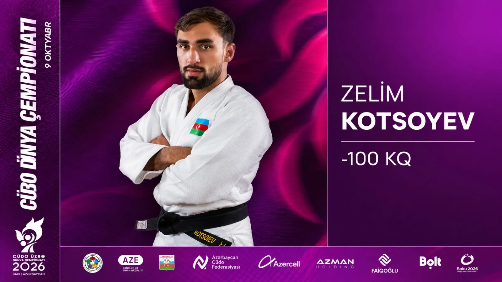 Dünya çempionatı: Zelim Kotsoyev mübarizəyə başlayır