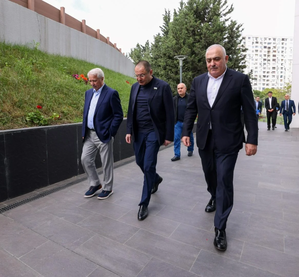 Özbəkistan və Azərbaycanın idman nazirləri Respublika Velotrekində olublar