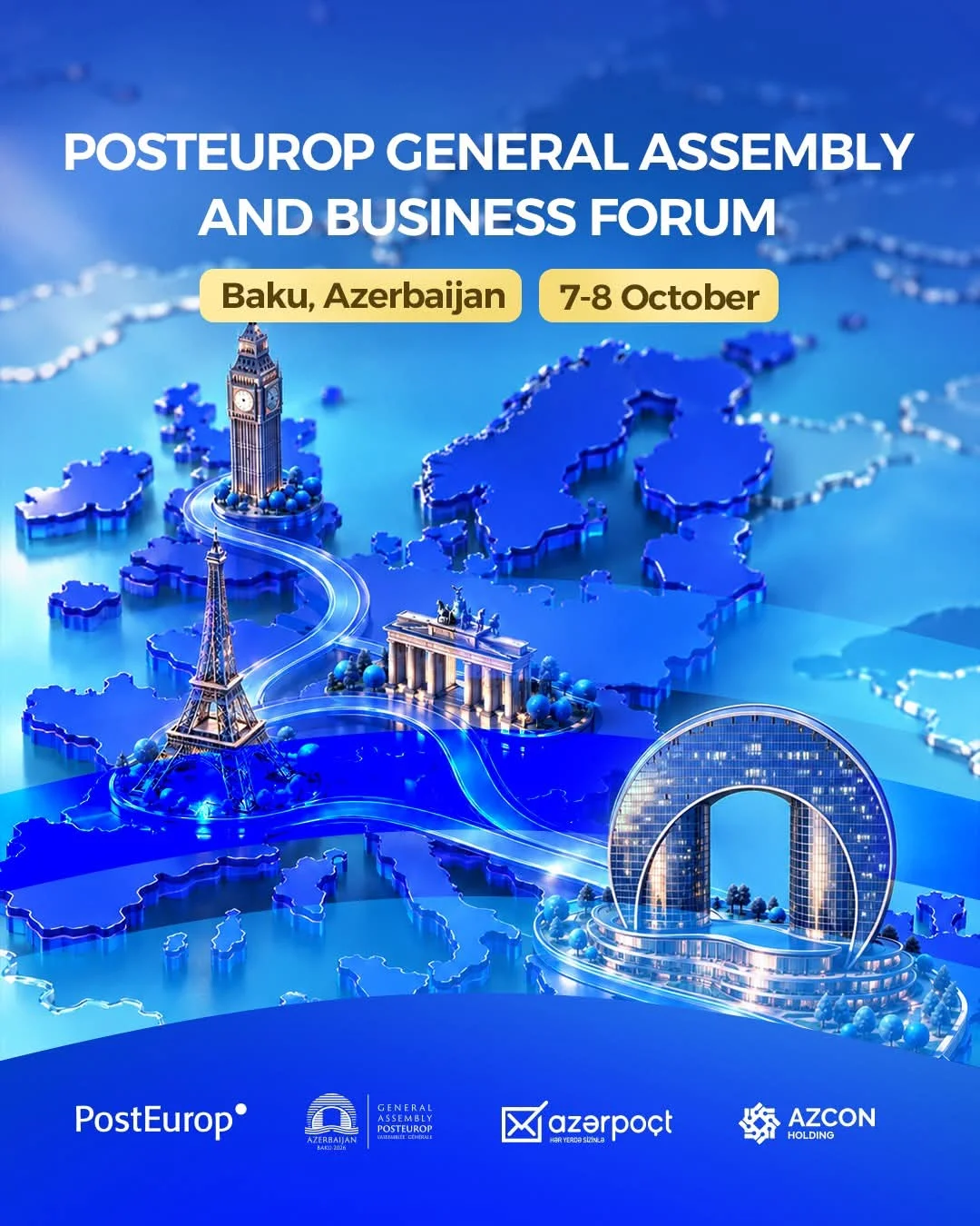 Bakıda “PostEurop” Baş Assambleyası və Biznes Forumu keçiriləcək