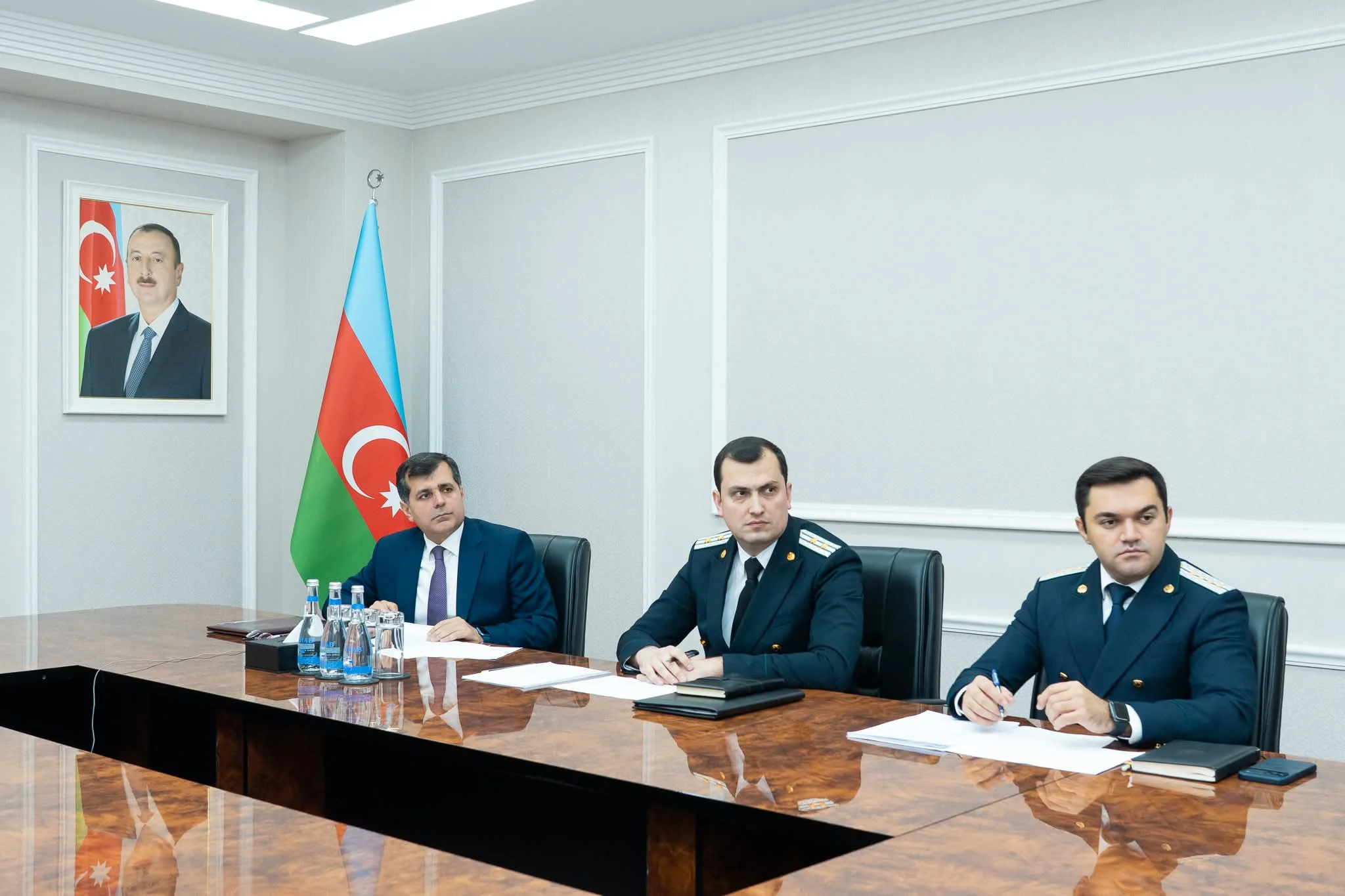Ədliyyə nazirinin müavini region sakinləri üçün videoqəbul keçirib