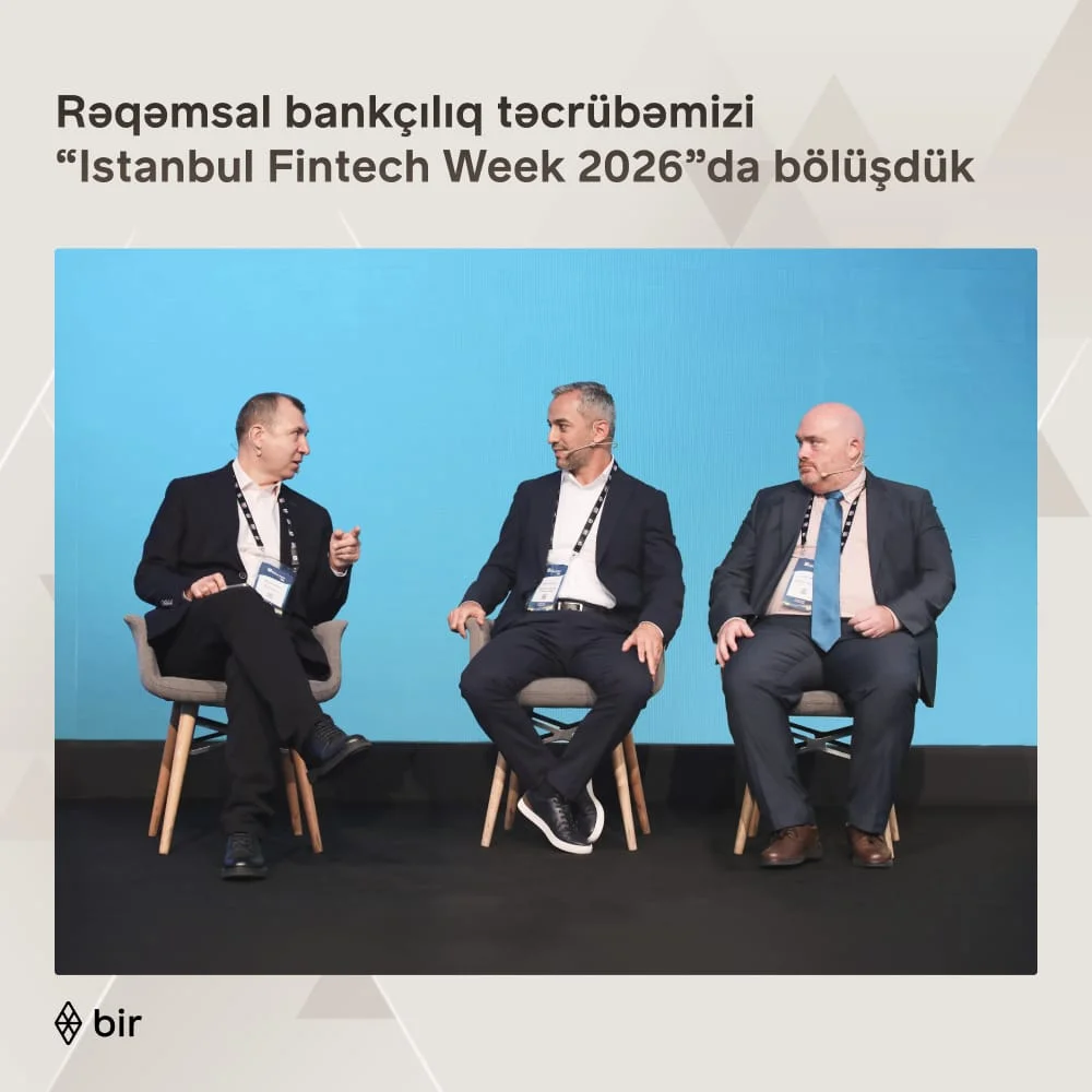 Bir rəqəmsal bankçılıq təcrübəsini “Istanbul Fintech Week” tədbirində təqdim edib