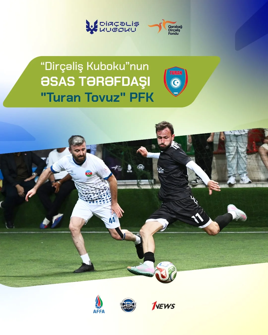 “Turan Tovuz”dan Qarabağın dirçəlişinə dəstək: QDF-ə 50 000 manat ianə və “Dirçəliş Kuboku”na əsas tərəfdaşlıq