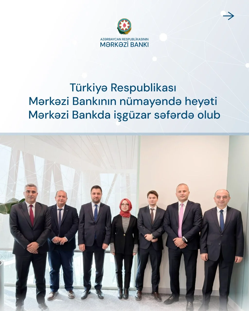 Türkiyə Mərkəzi Bankının nümayəndə heyəti Azərbaycanda səfərdə olub