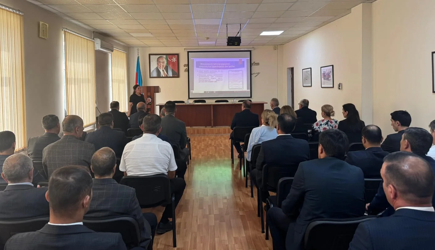 FHN radiasiya təhlükəsizliyinə dair növbəti tədbir keçirib
