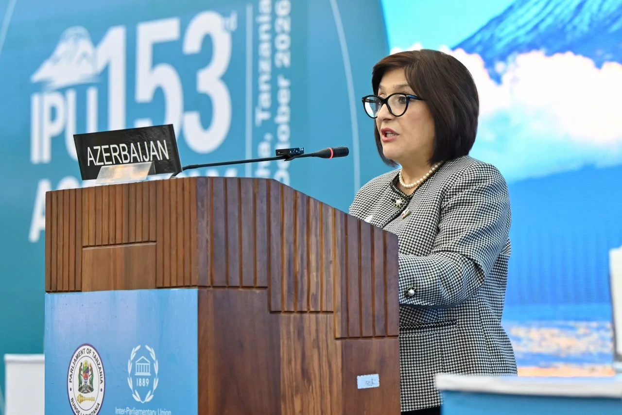 Milli Məclisin sədri Sahibə Qafarova PAİ Assambleyasının ümumi müzakirələrində çıxış edib