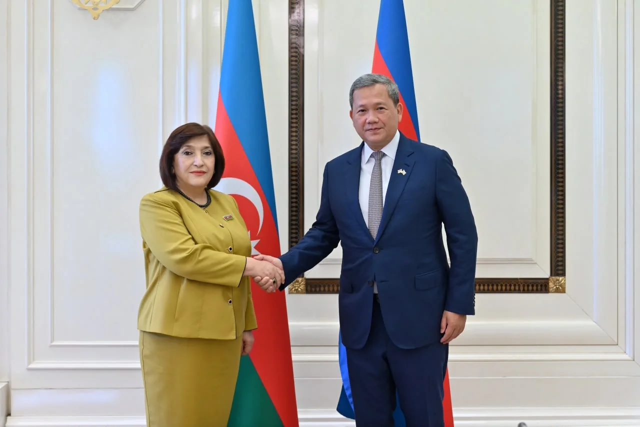 Milli Məclisin sədri Sahibə Qafarova Kamboca Krallığının Baş naziri Hun Manet ilə görüşüb