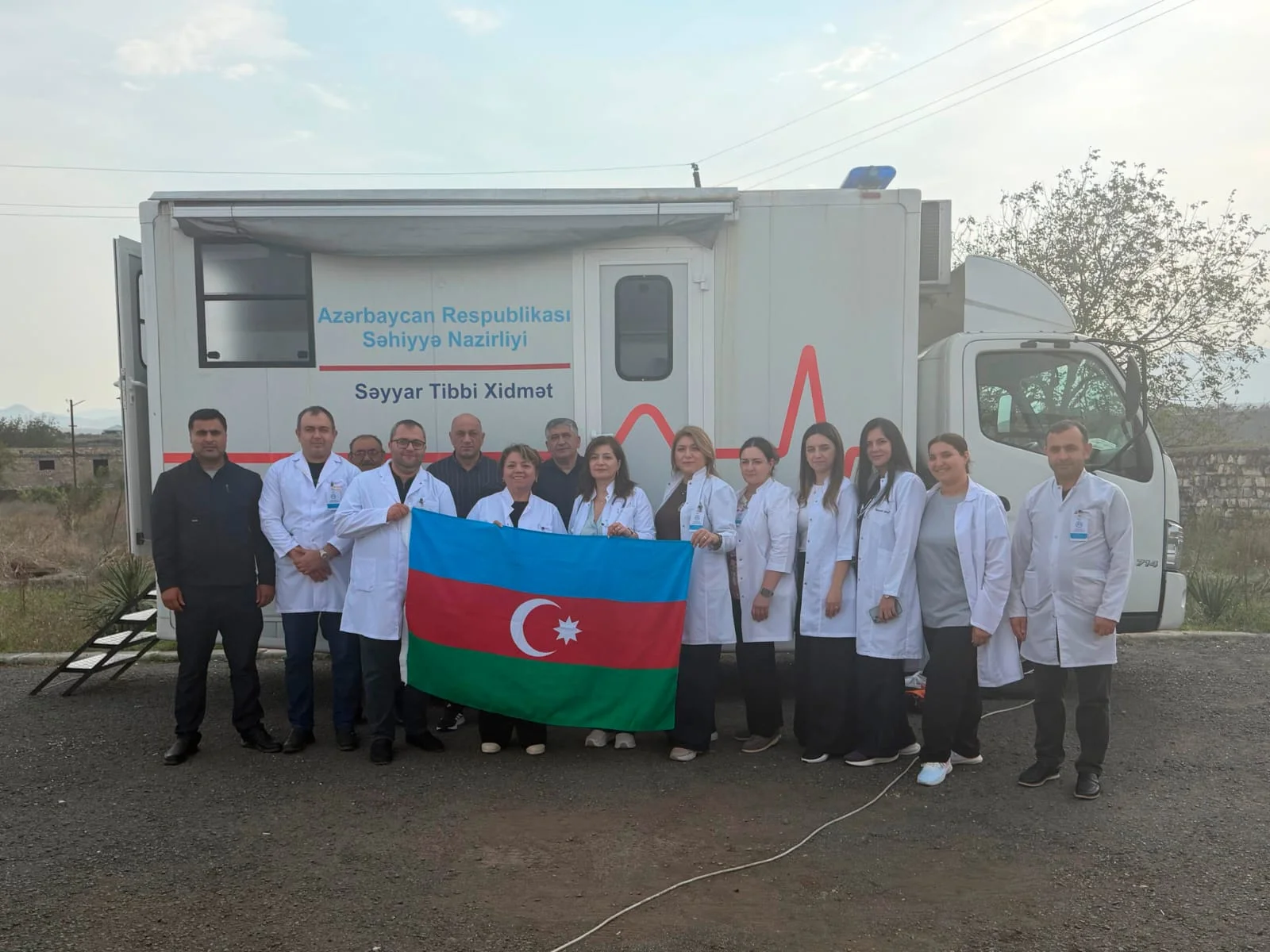 Səhiyyə Nazirliyinin mobil klinikası Xocalıda “Böyük Qayıdış” Proqramı çərçivəsində tibbi xidmət göstərib