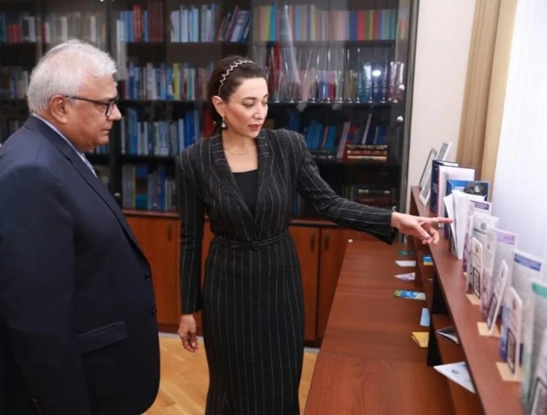 Ombudsman Səbinə Əliyeva Pakistanın Federal Konstitusiya Məhkəməsinin sədri ilə görüşüb