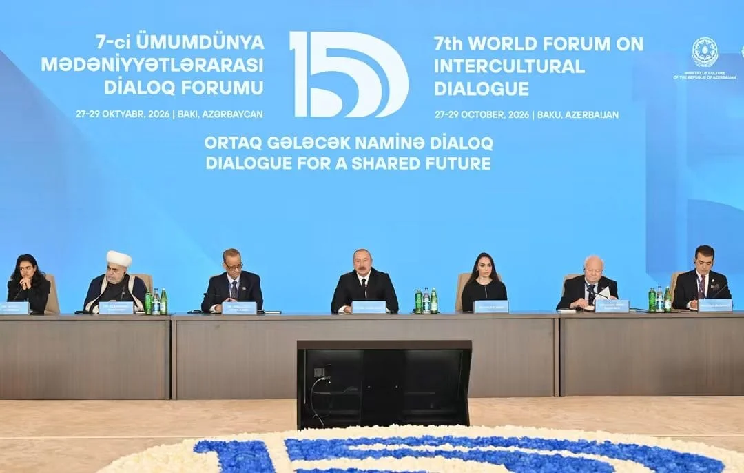 İlham Əliİlham Əliyev VII Ümumdünya Mədəniyyətlərarası Dialoq Forumunun açılışında çıxış edibyev VII Ümumdünya Mədəniyyətlərarası Dialoq Forumunun açılışında çıxış edib