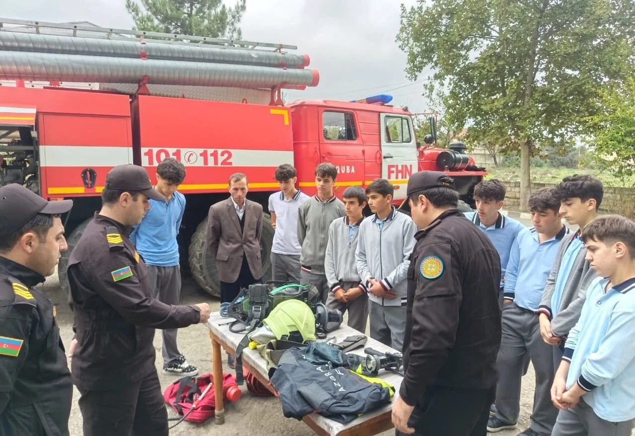 FHN-in Dövlət Yanğından Mühafizə Xidməti növbəti “açıq qapı günü” tədbiri keçirib