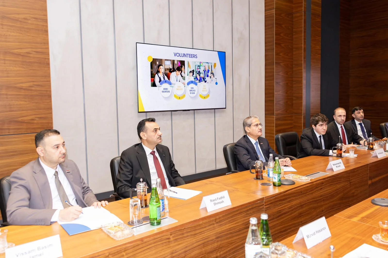 Beynəlxalq tədbirin iştirakçıları “ASAN xidmət”də